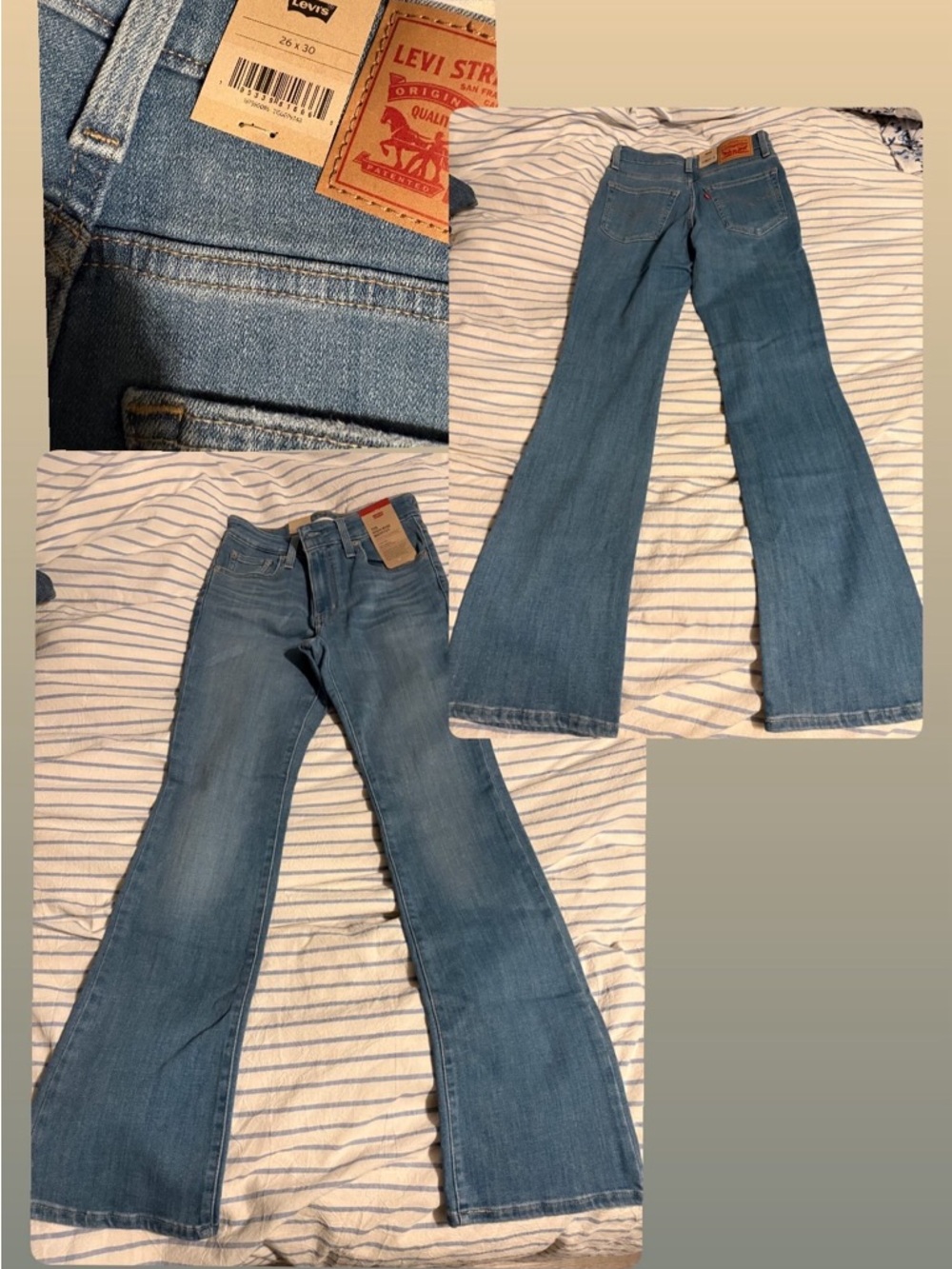 Levi's Women's Medium Blue Flare Jeans